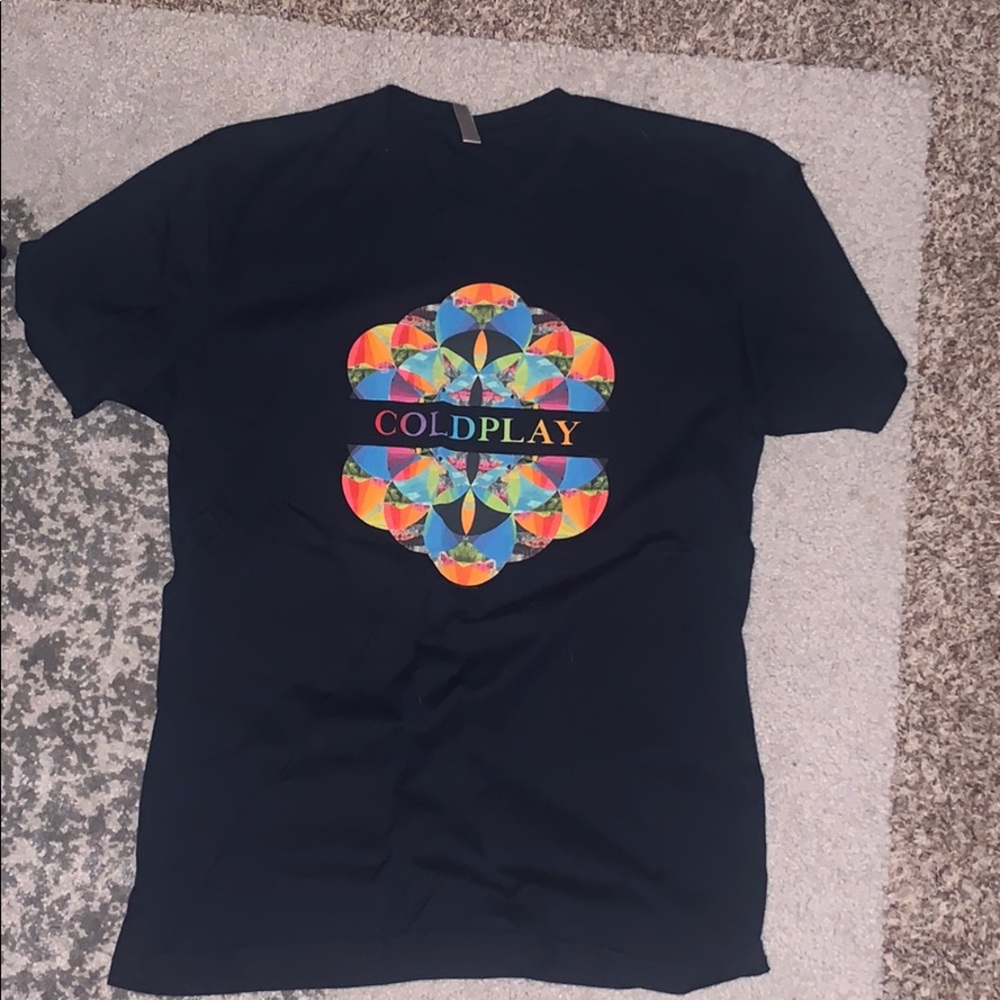 Coldplay concert tshirt